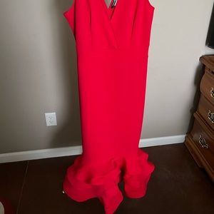 Red fashion nova dress size large